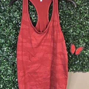 90 Degree By Reflex Red Backless Sleeveless Tank Top